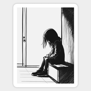 All alone Magnet
